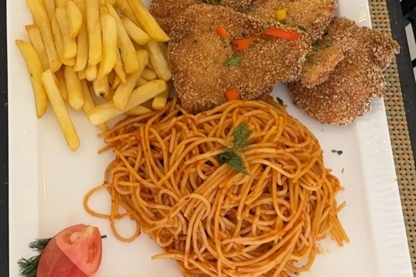 Pasta And Banana Meal