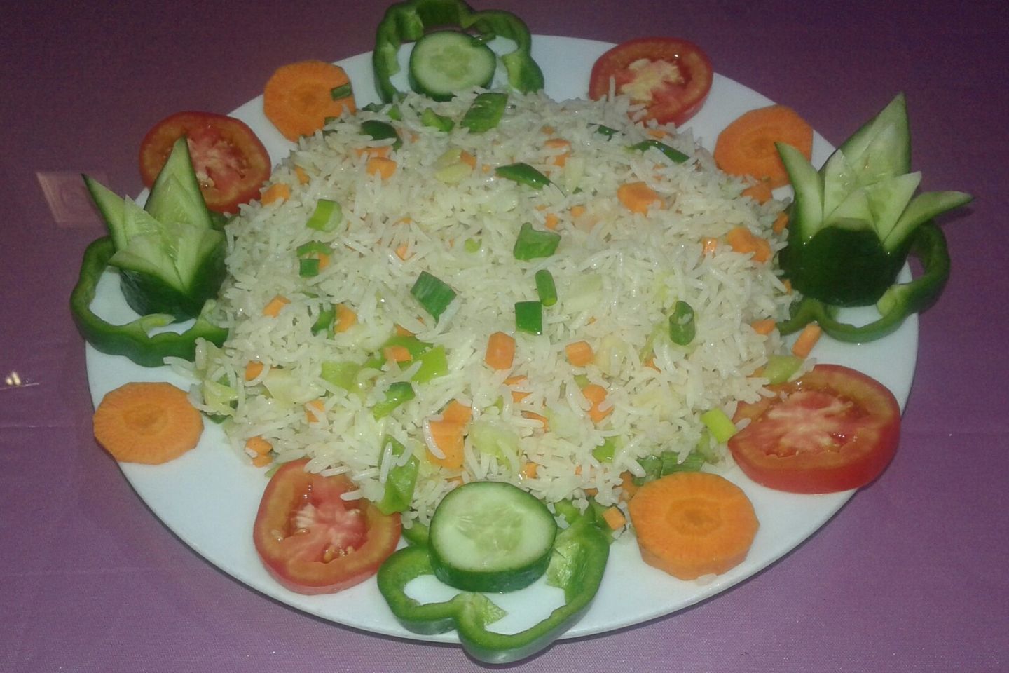 أرز مقلي بالبيض