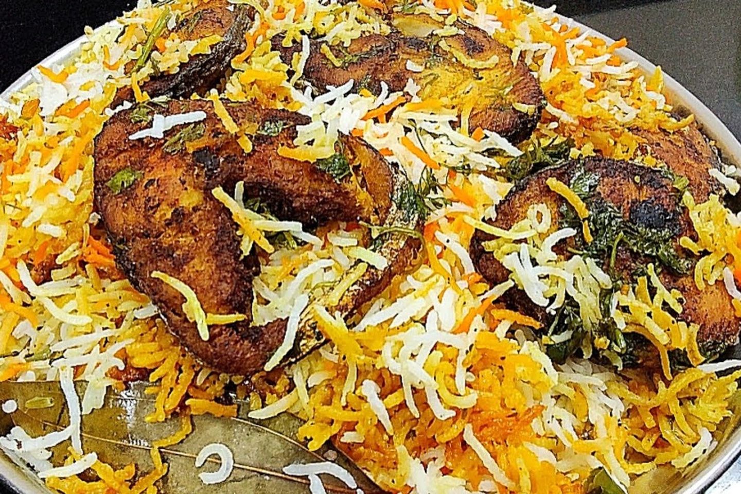 أرز برياني بالسمك