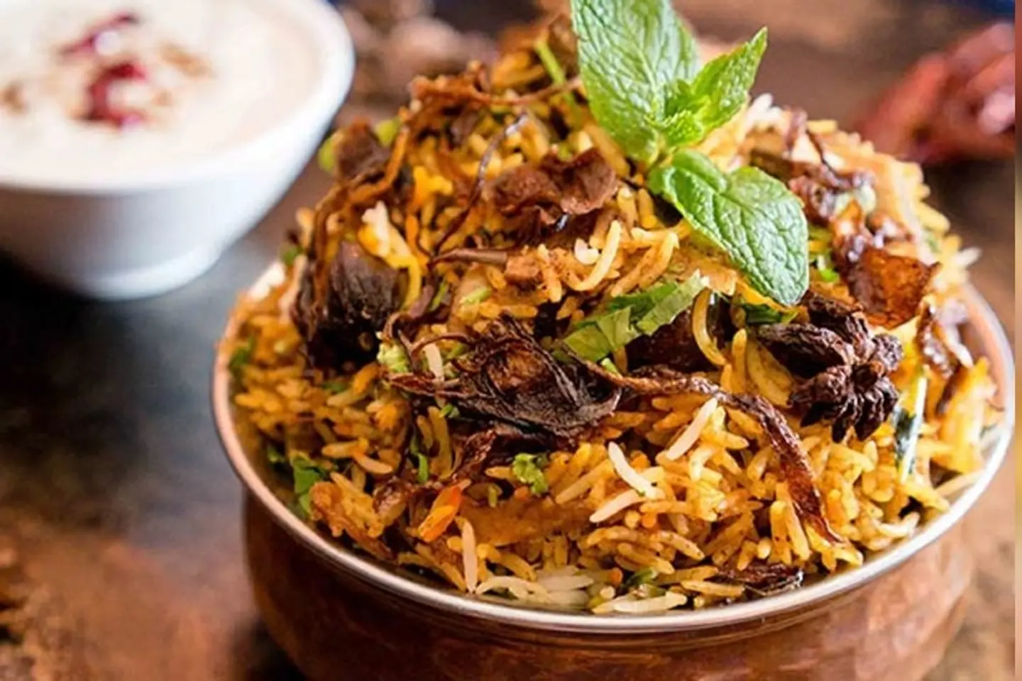 أرز برياني باللحم بقري