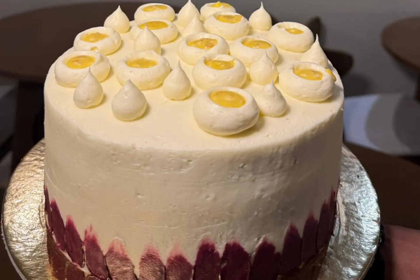 Suné Bluberry Lemon Cake - 4 Inch