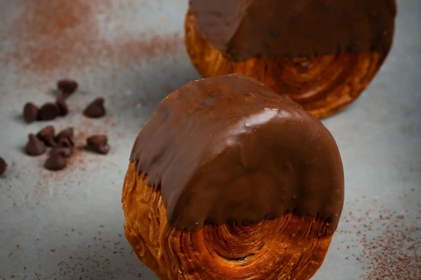 One Chocolate Croissant Roll