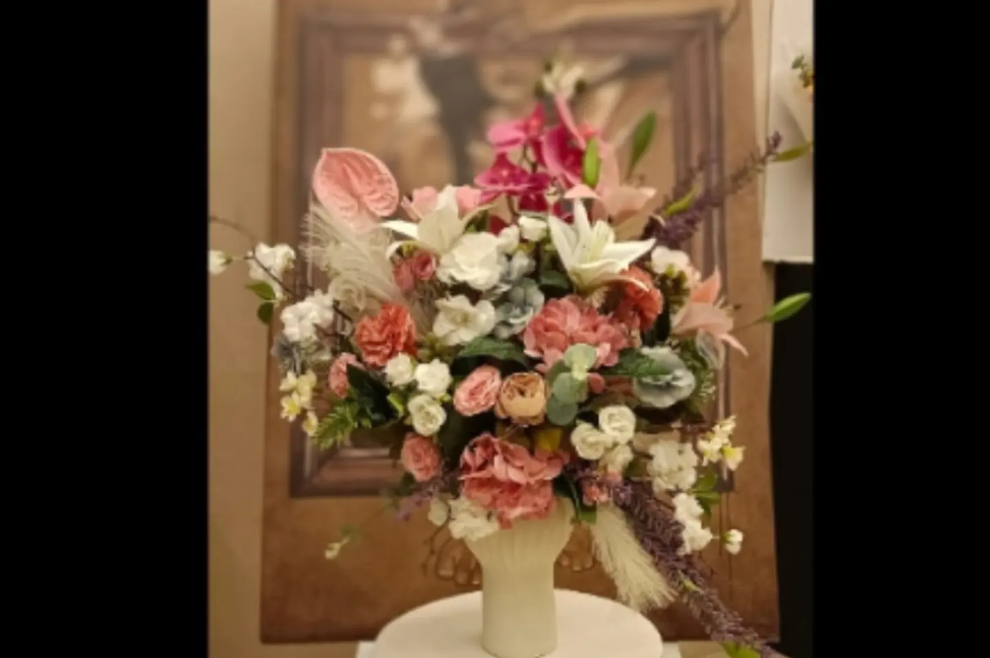 Plastic Flowers Clor Mix With Faza Number 7