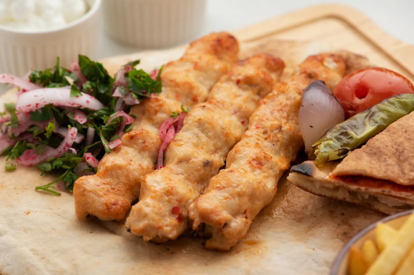 كباب دجاج 3 اسياخ