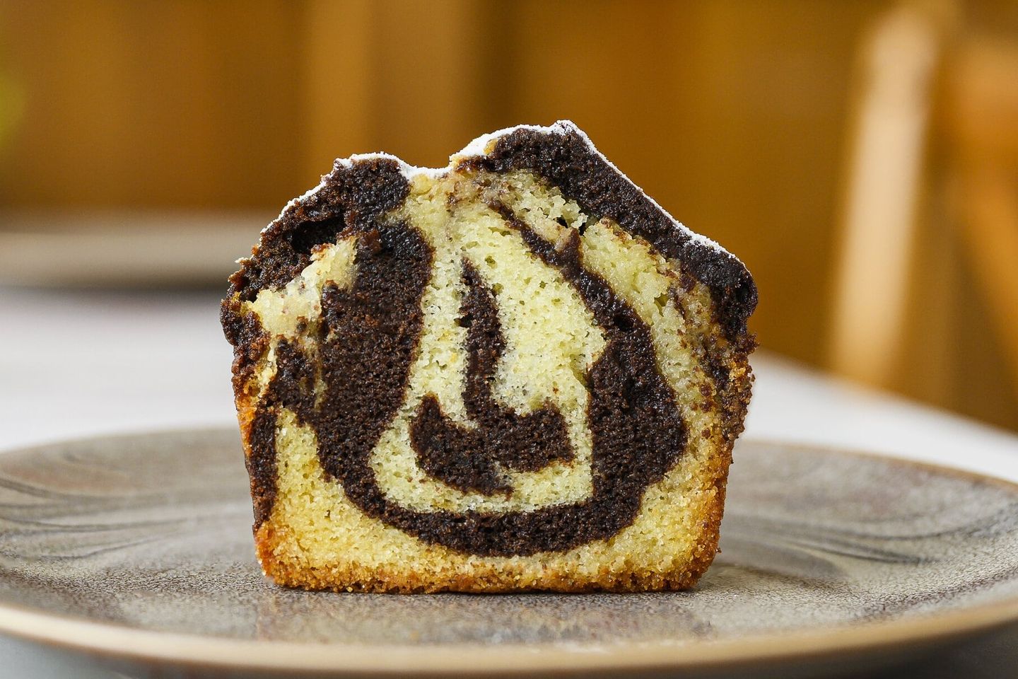 Cardamom Marble Cake