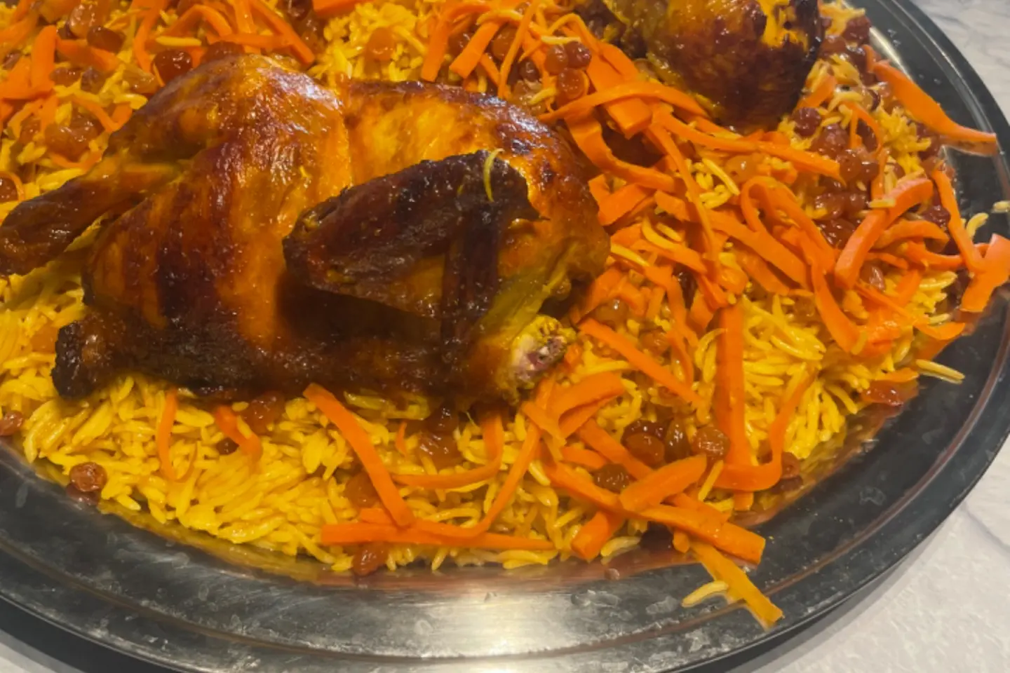 1/4 Chicken With Bukhari Rice