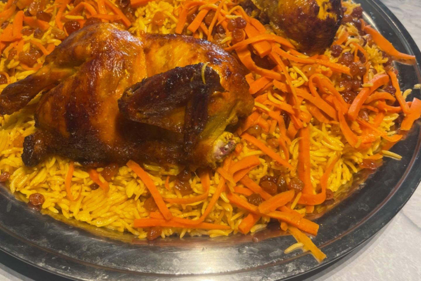 1/4 Chicken With Bukhari Rice