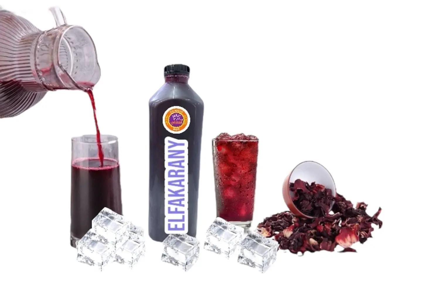 Hibiscus Juice Gallon 1 Liter