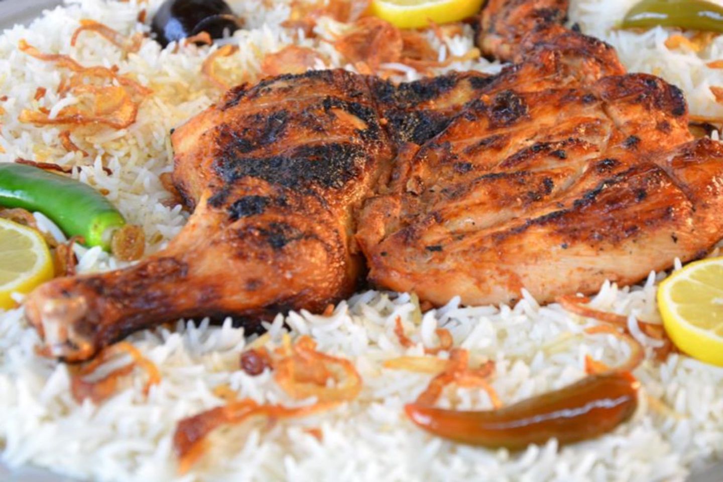 Half Charcoal With Rice