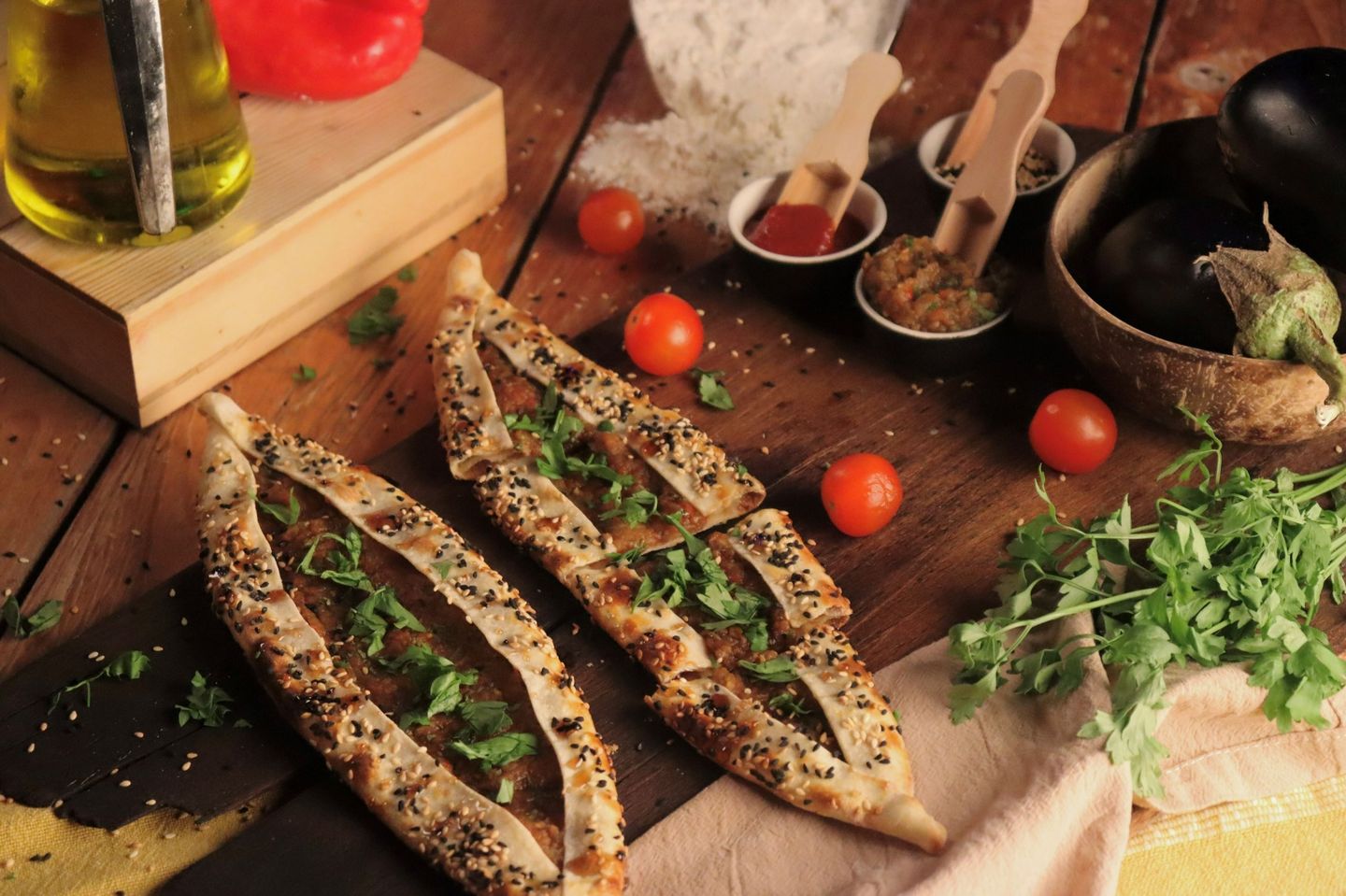 فطيرة باذنجان