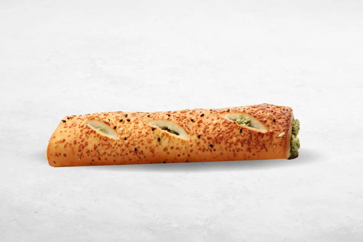 Feta Spinash Pretzel