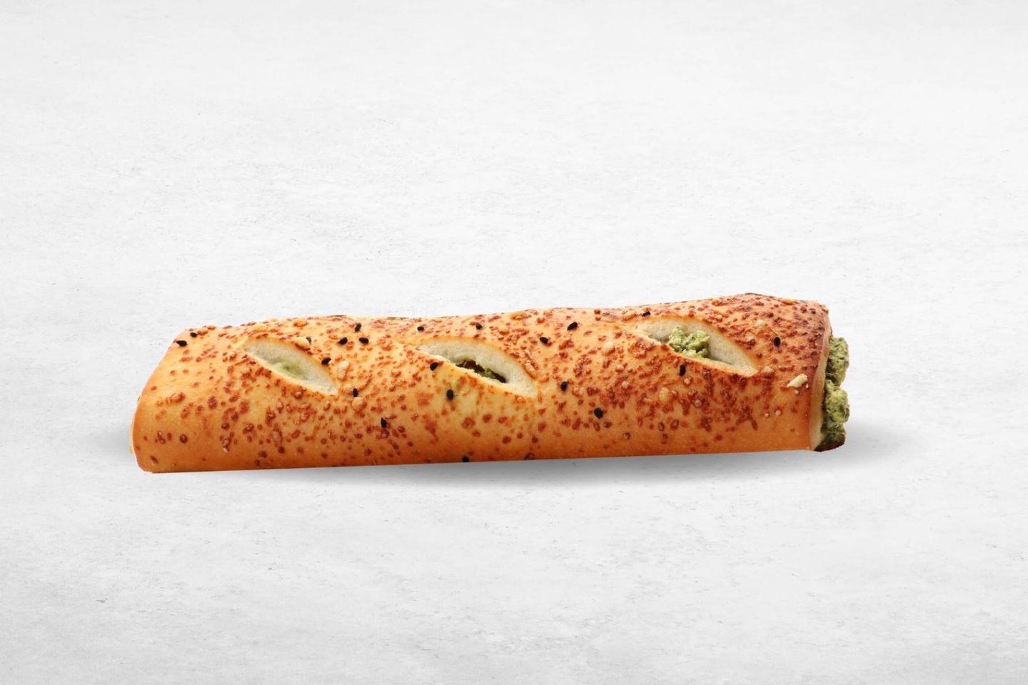 Feta Spinash Pretzel
