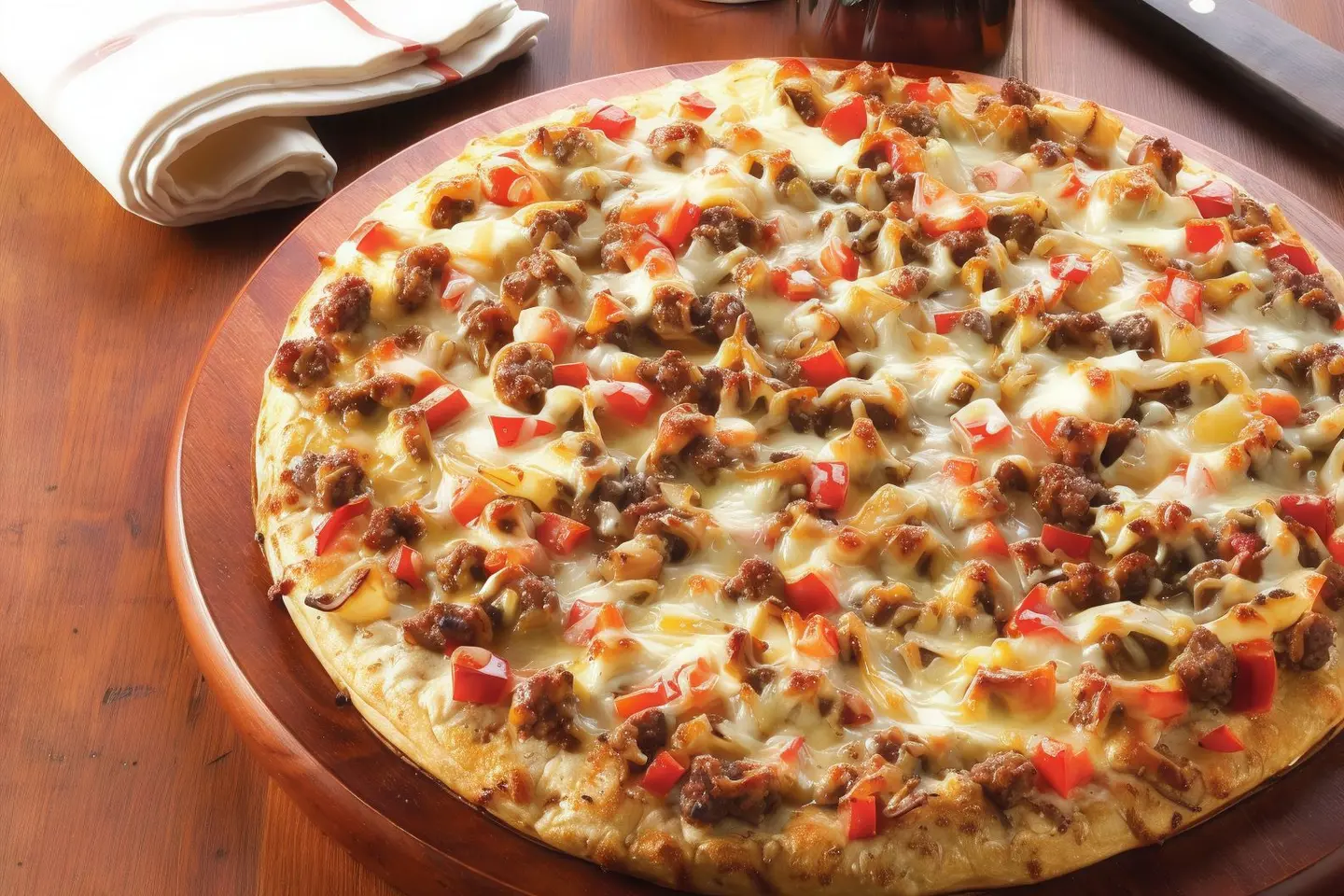 بيتزا لحم مفروم