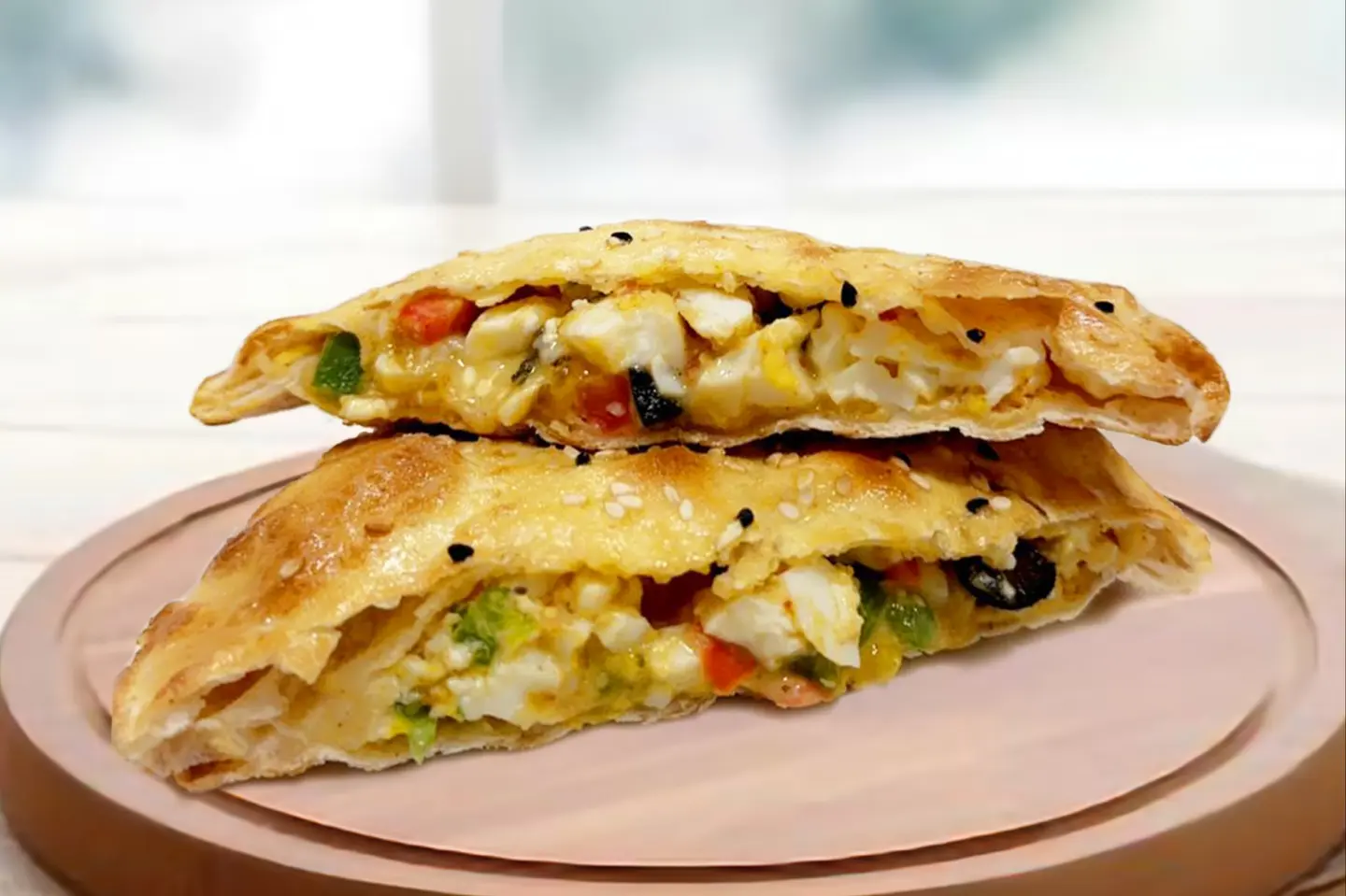 بيض مسلوق بالخلطة