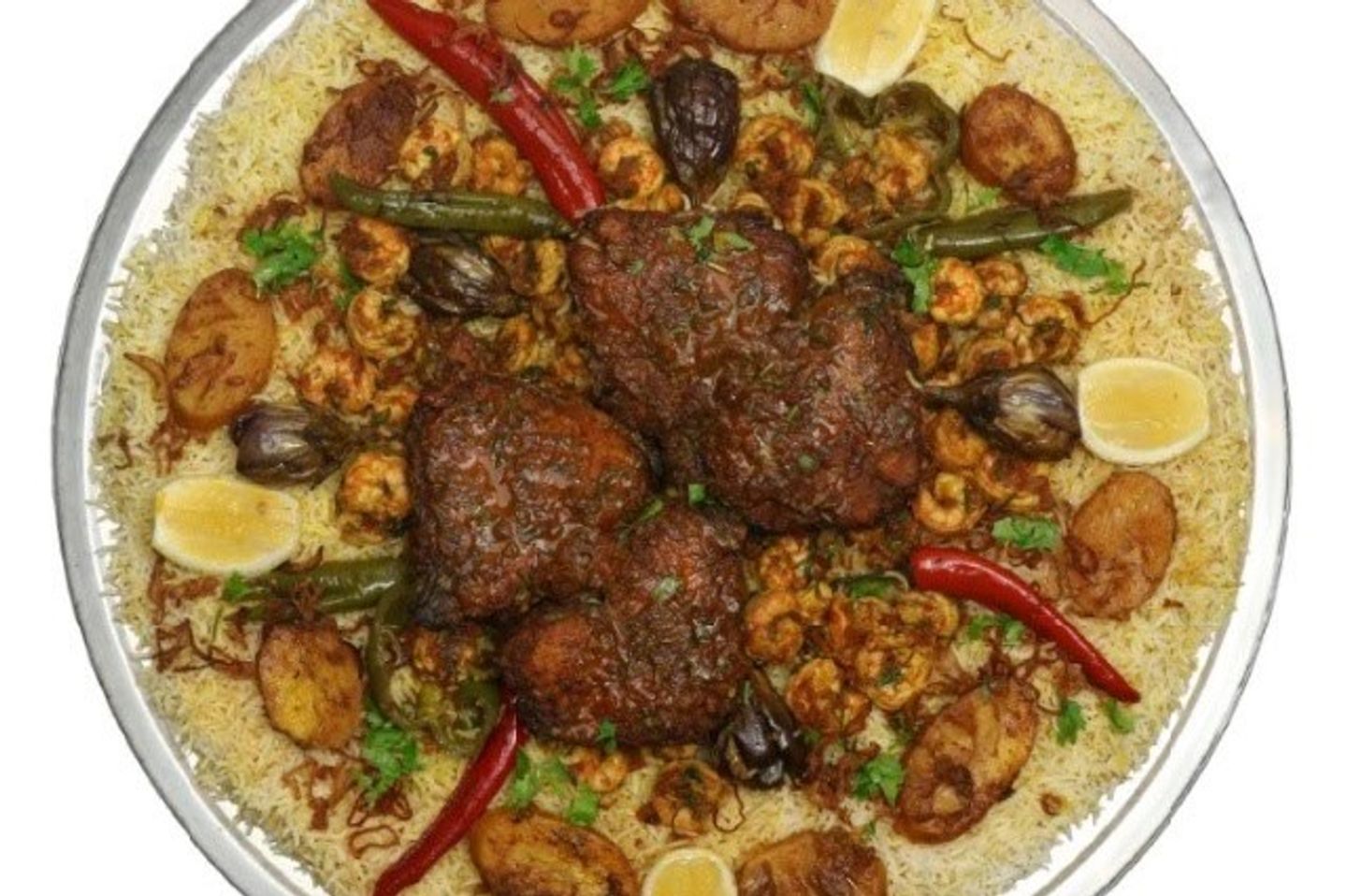روبيان وكنعد تحت الجدر