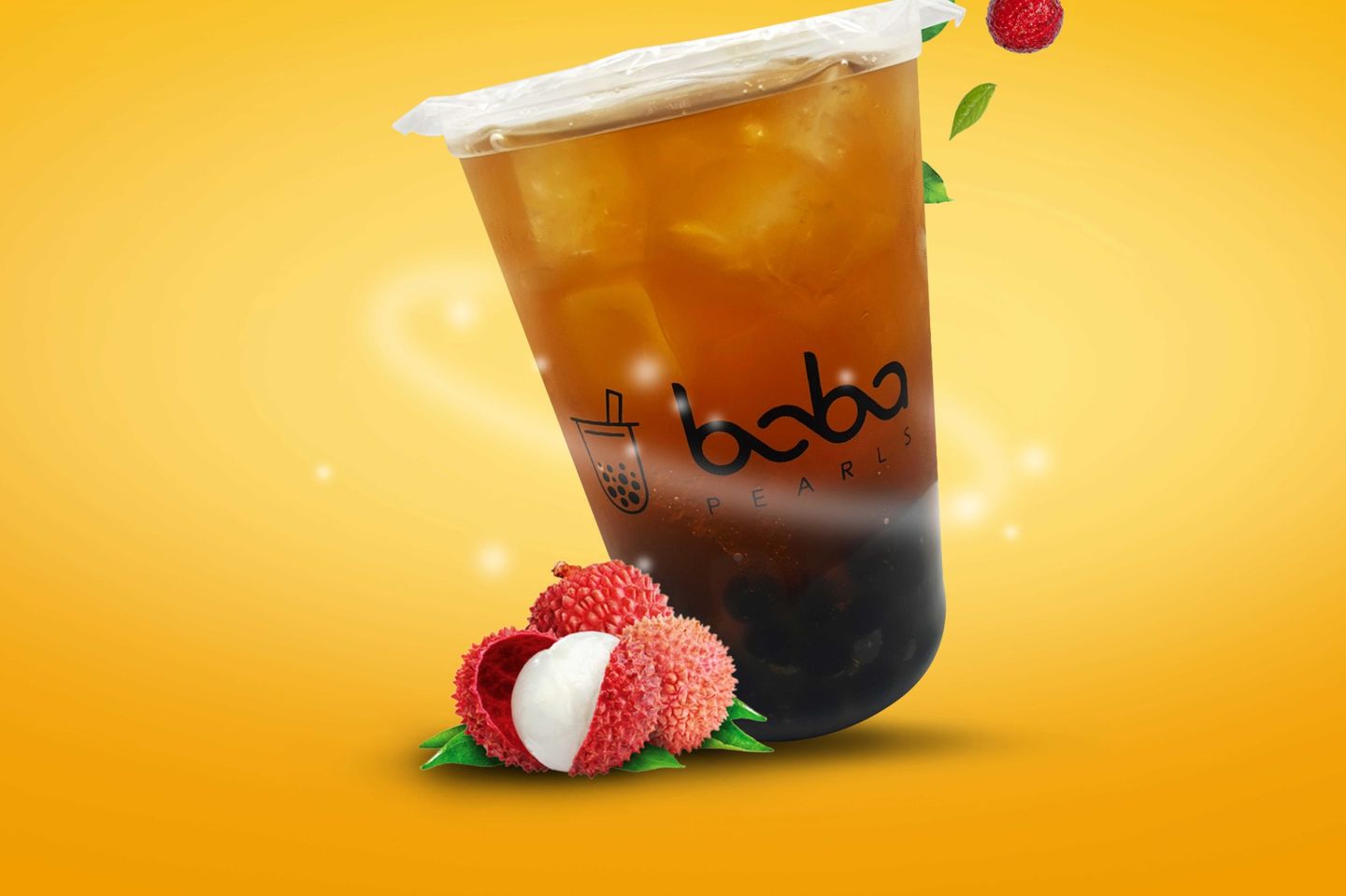 Boba Ice Tea Lychee