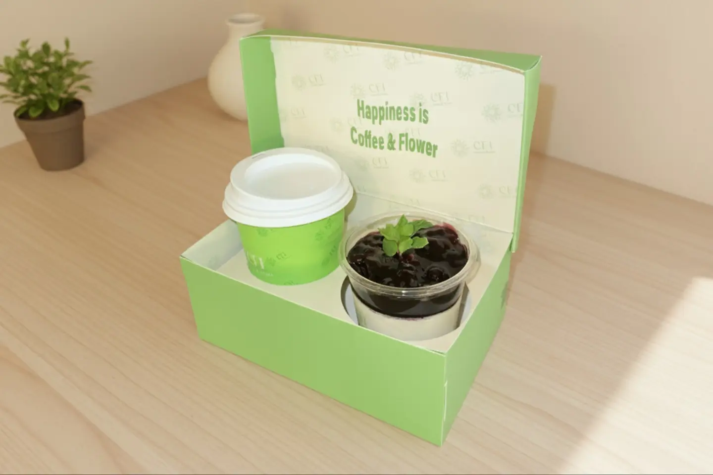 حلى وقهوة - وسط