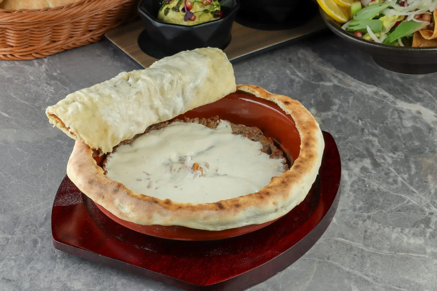 فخارية كفتة طحينية