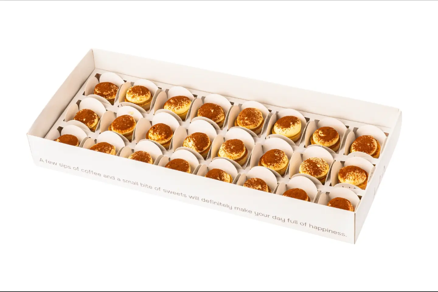 Mini Tiramisu Cheesecake Box