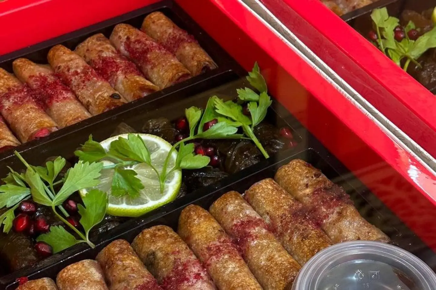 Musakhan And Grape Leaves Box