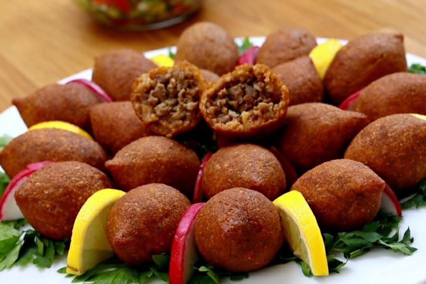 كبة لحم مقلية