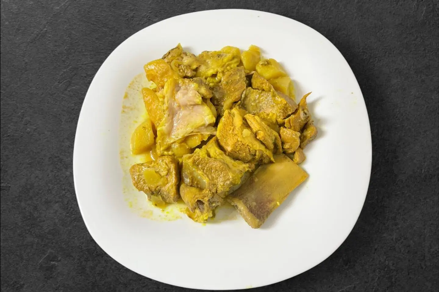 لحم برم مع المرق والارز