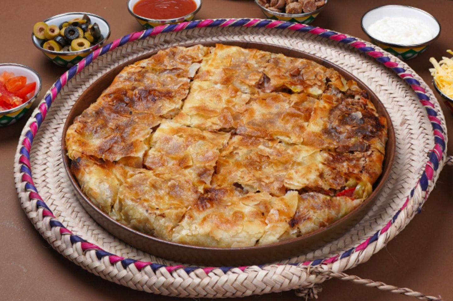 فطيره سجق بسطرمة