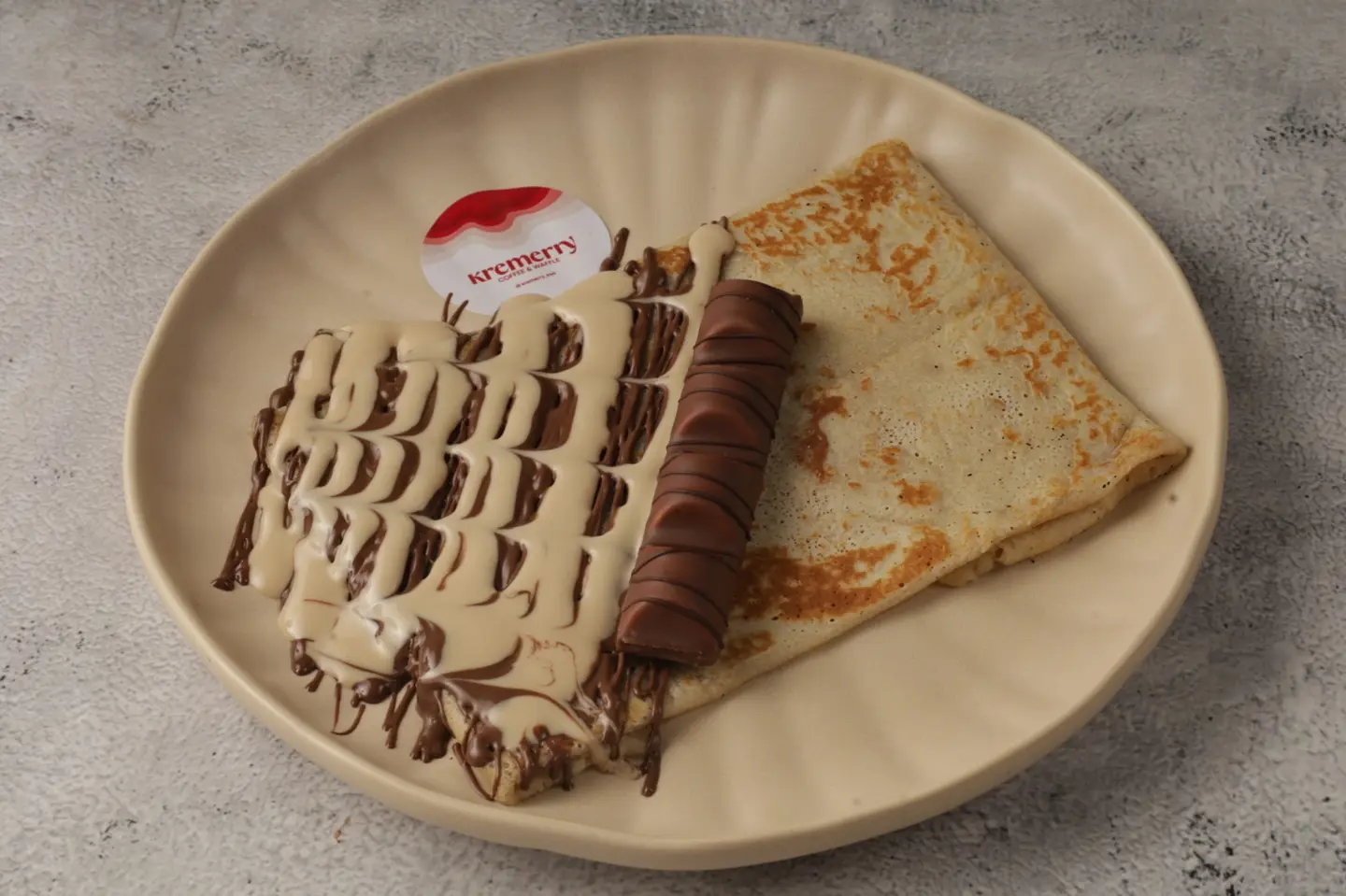 Kinder Chocolate Crepe