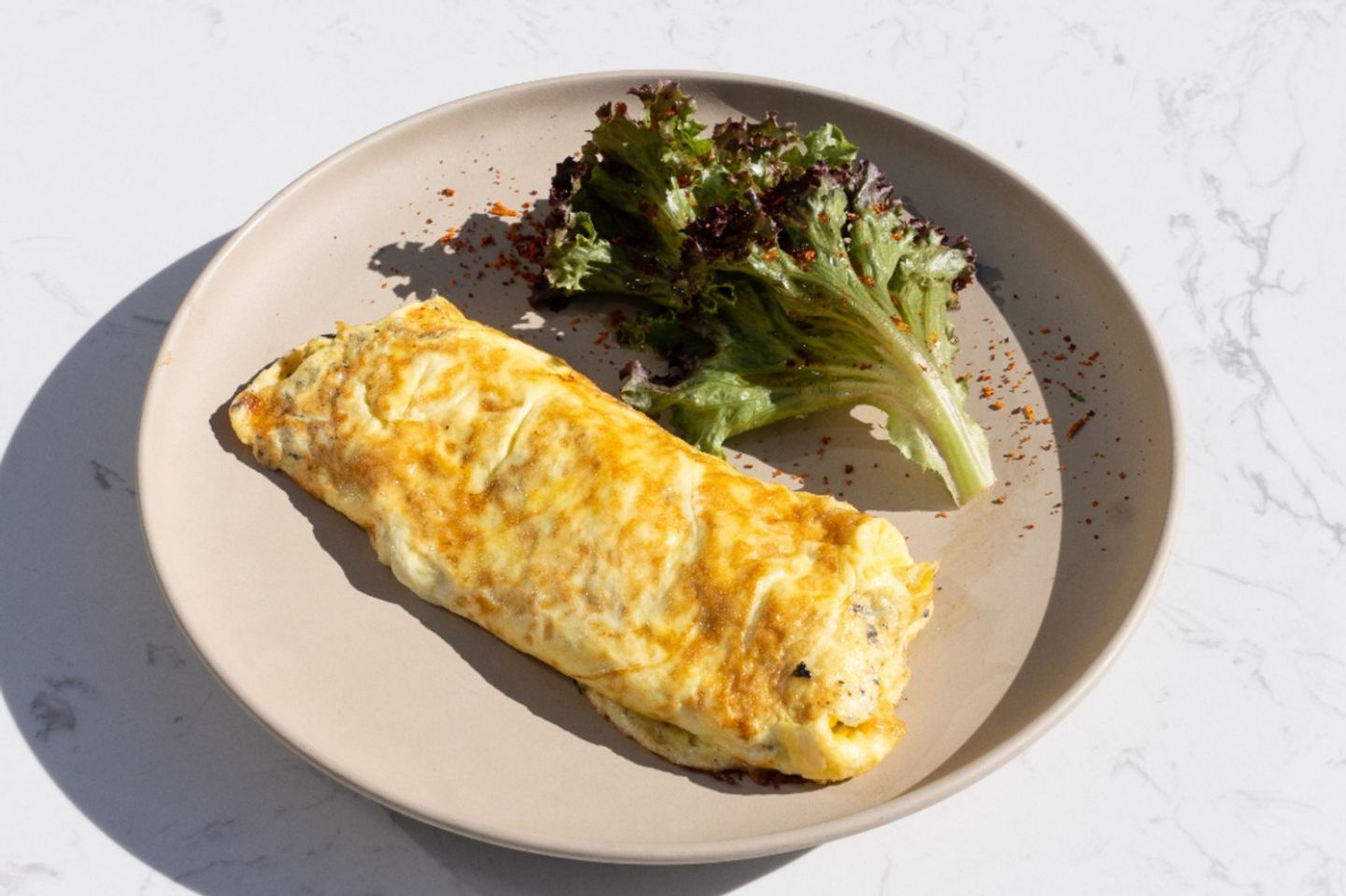 Omelette Truffle Swiss Cheese