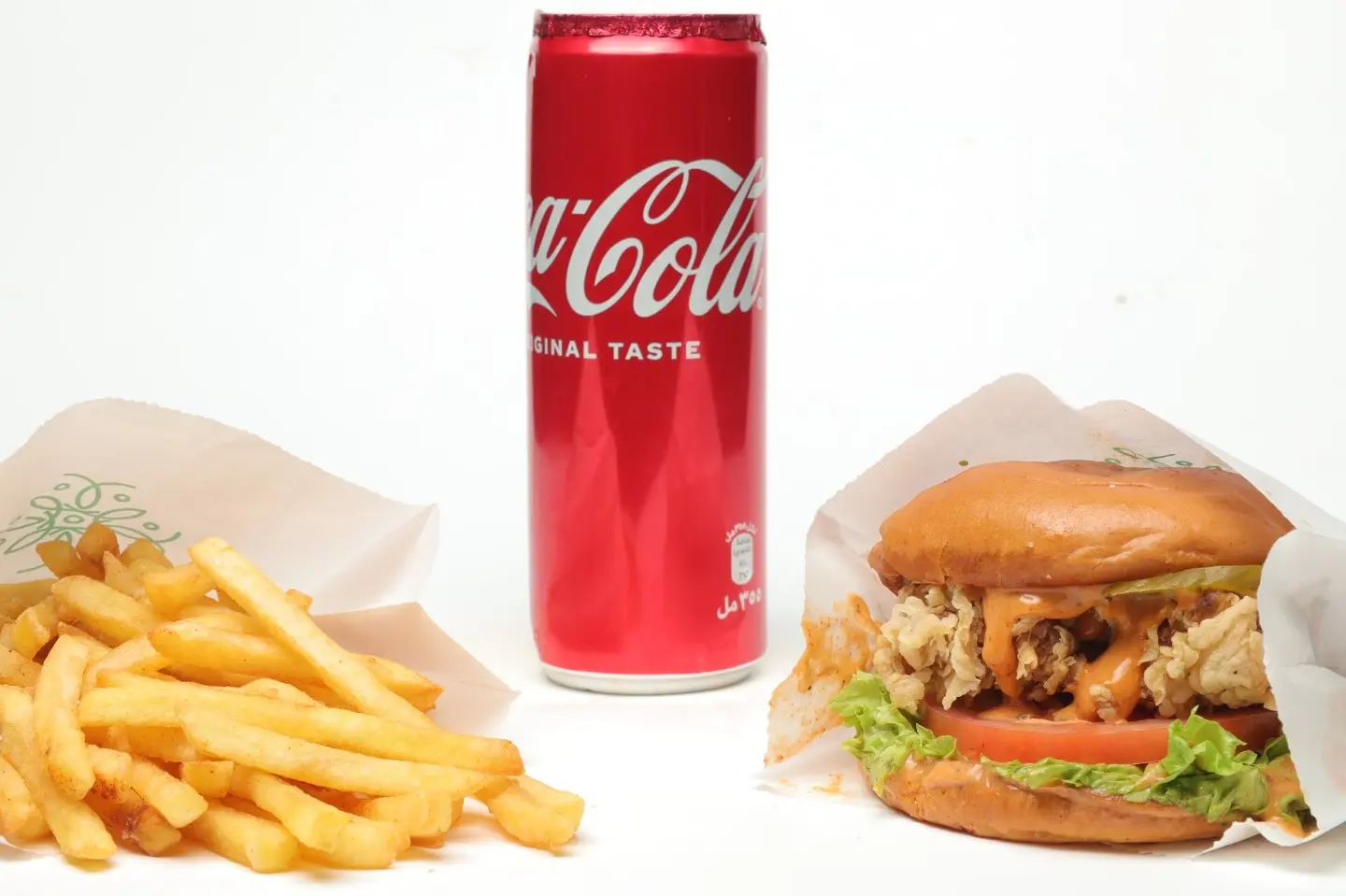 وجبة برجر دجاج