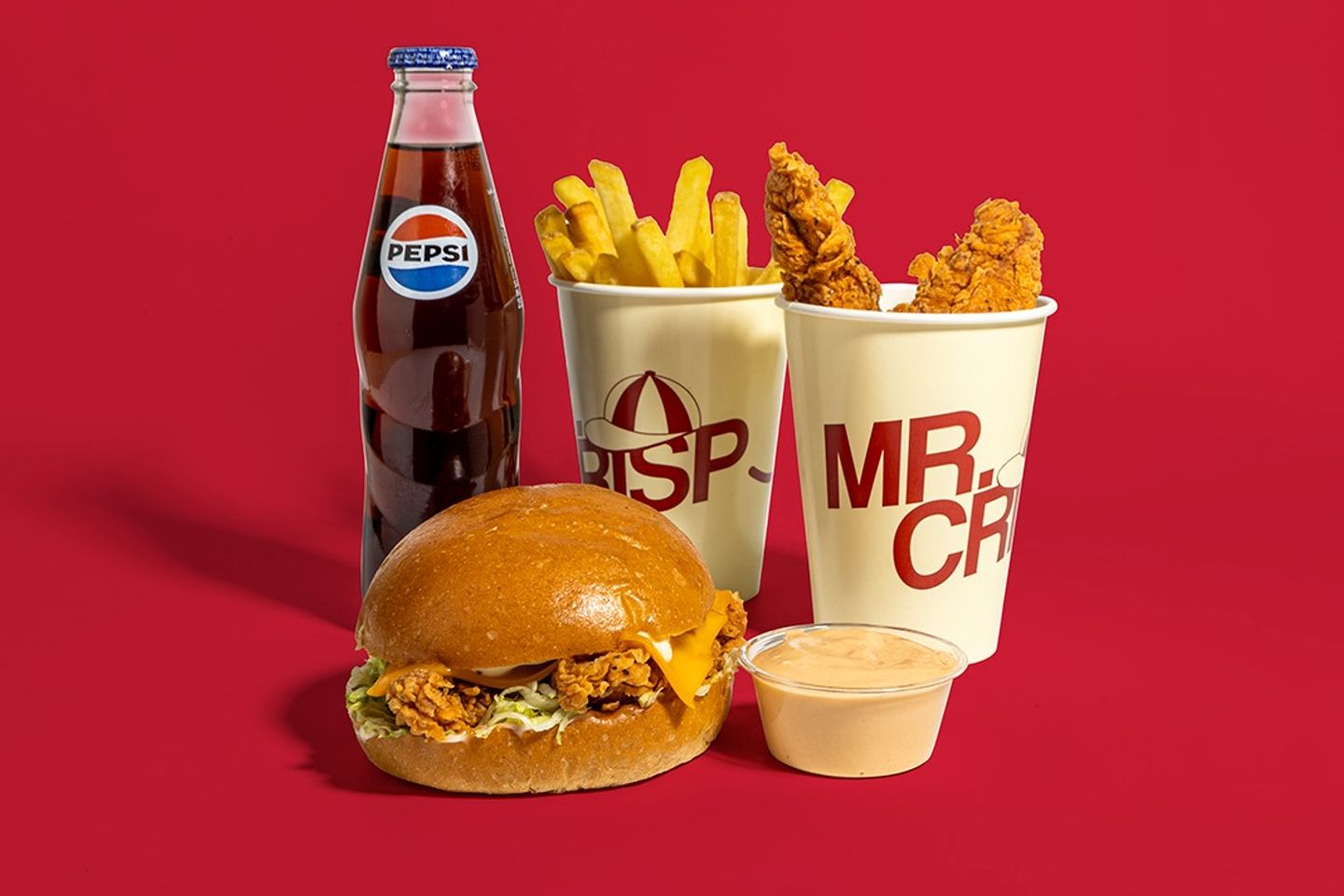 Combo Burger With Tender
