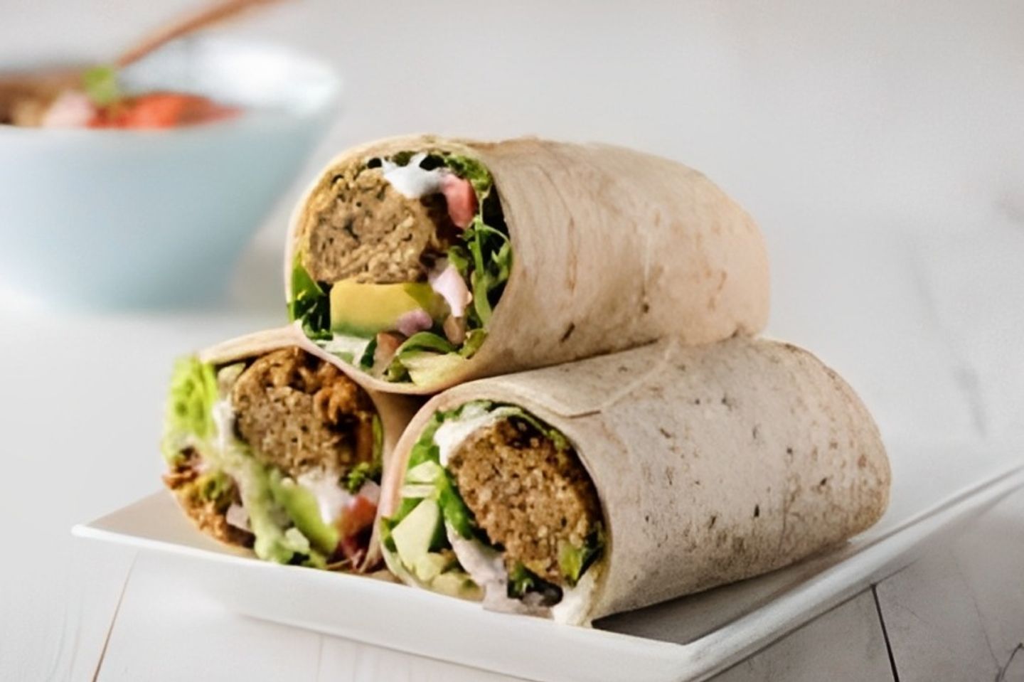 Falafel With Kiri Cheese