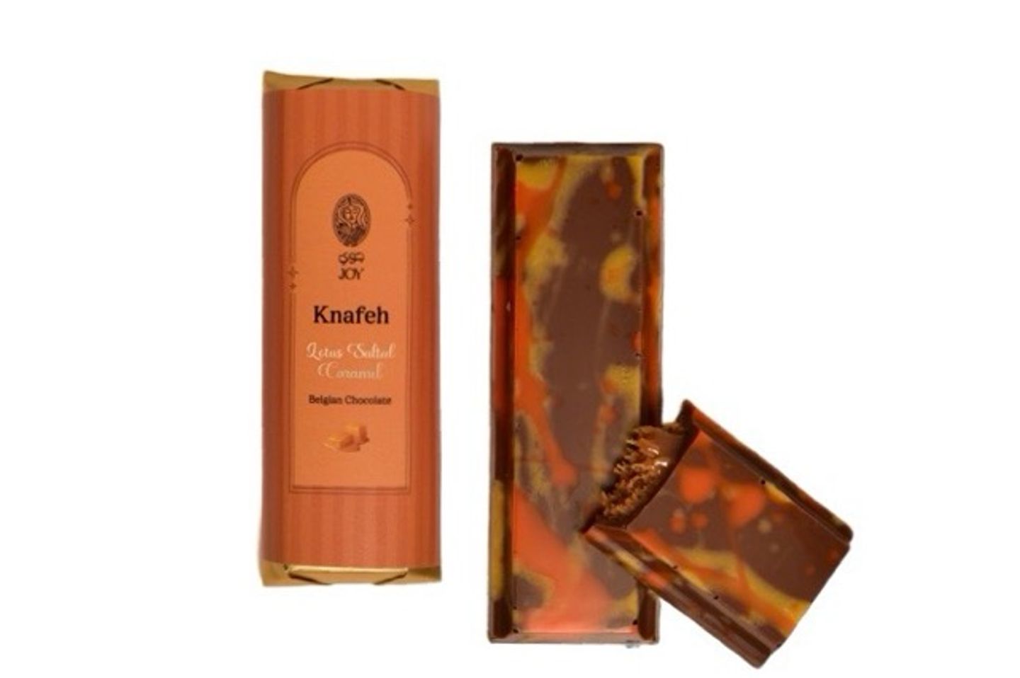 Knafeh Loutus Salted Caramel Chocolate Bar