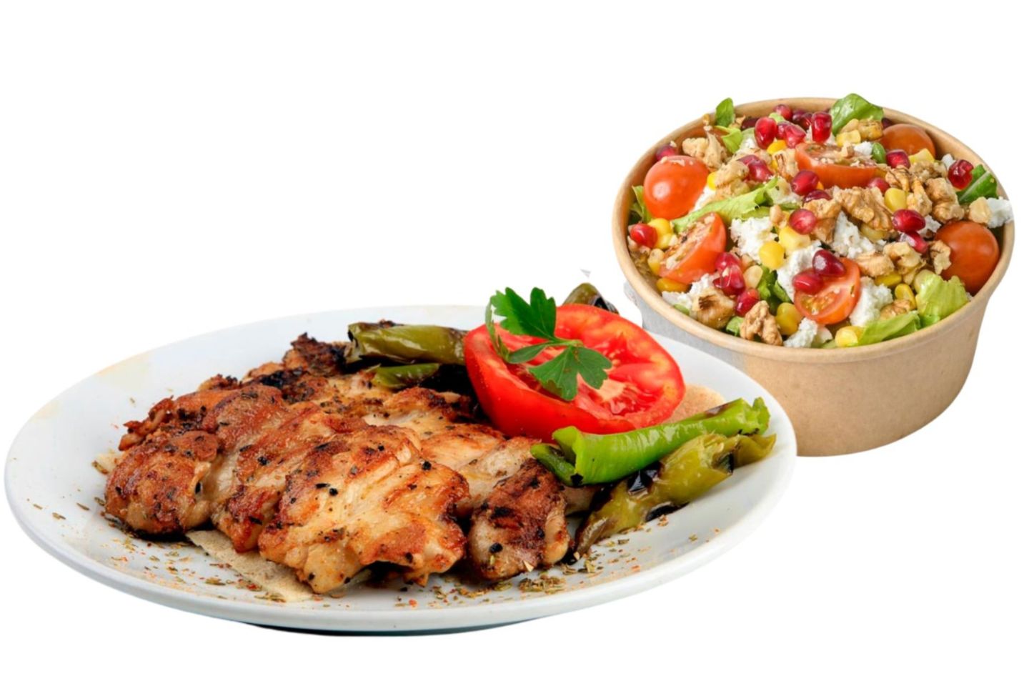 وجبة دجاج مشوي