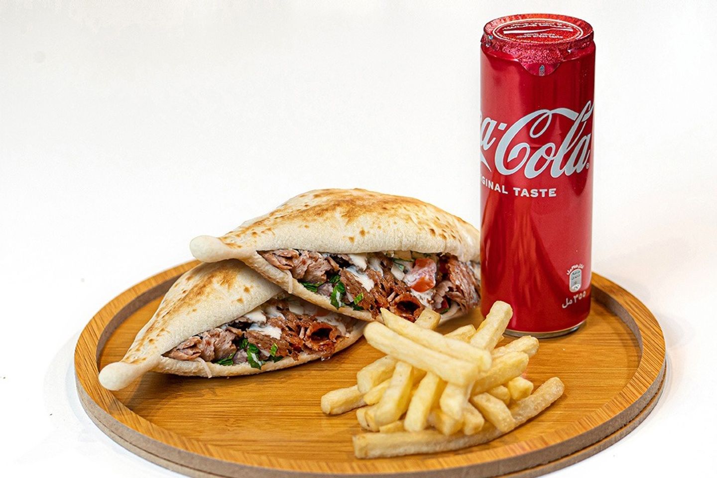 وجبة مفطح لحم ۲ ساندويش