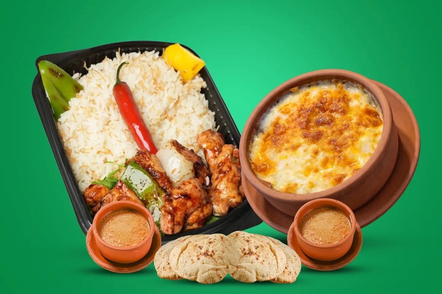 شيش طاووق+ بشاميل+٢ لسان