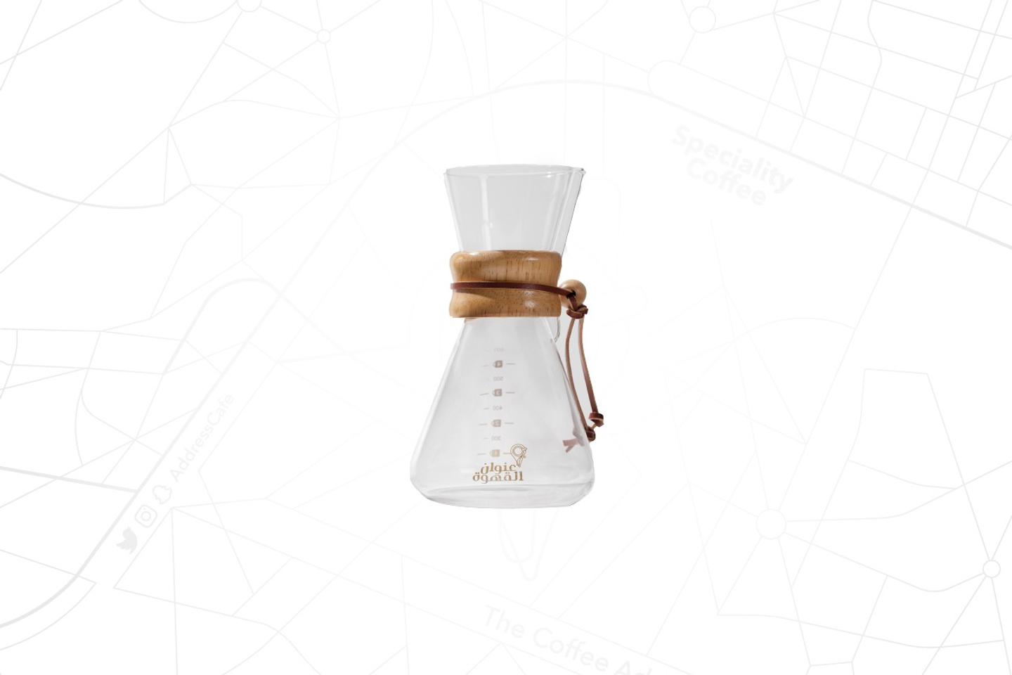 Glass Pour Over Coffee Maker 600 Ml
