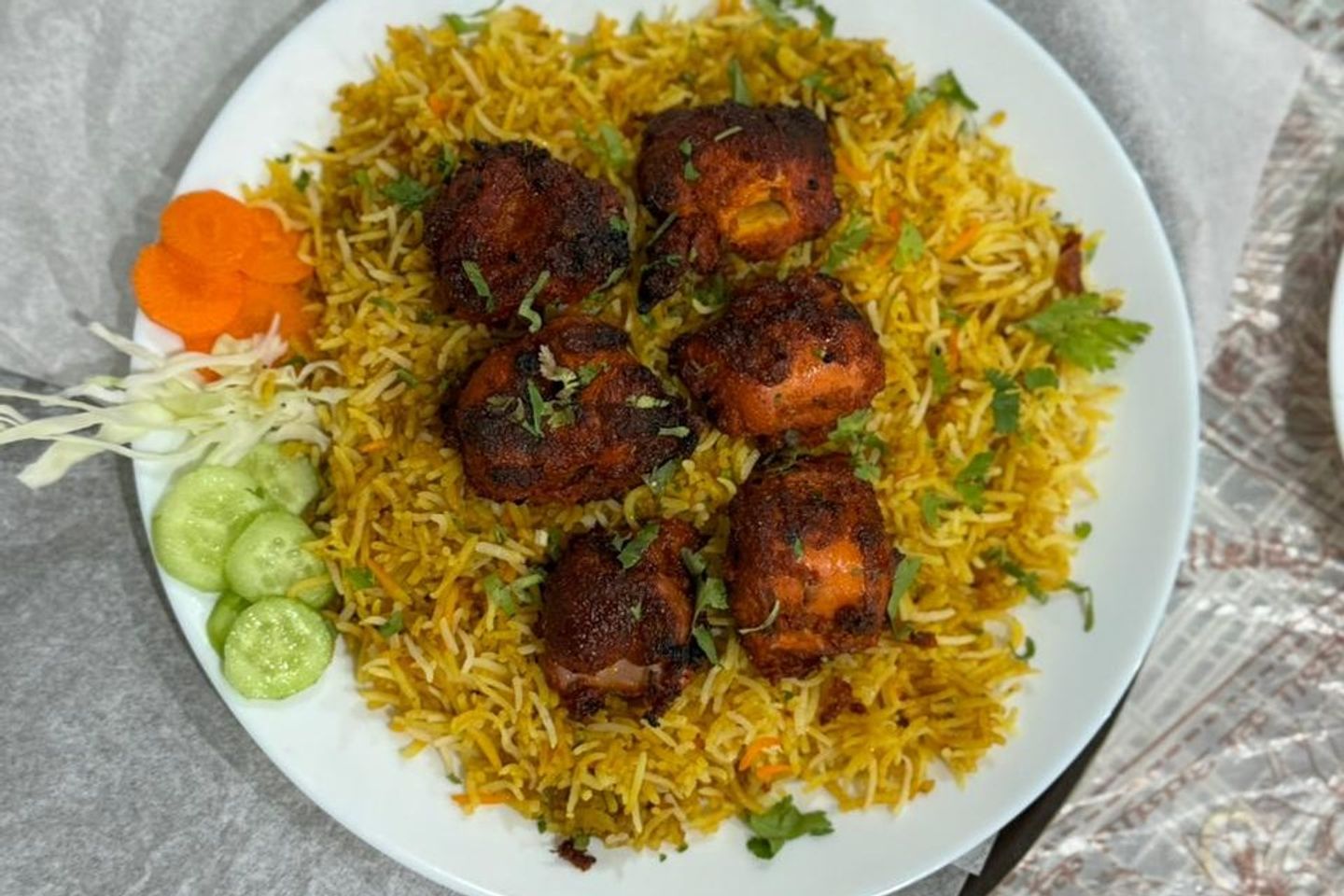 Chicken Tikka Boti Biryani