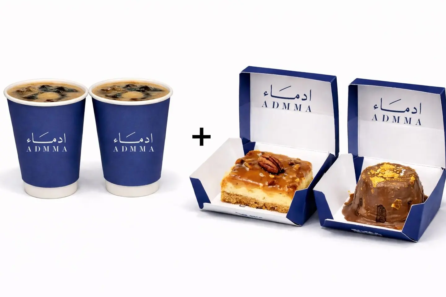 2 Coffee Of The Day + Pecan Cheesecake + Admma Cake
