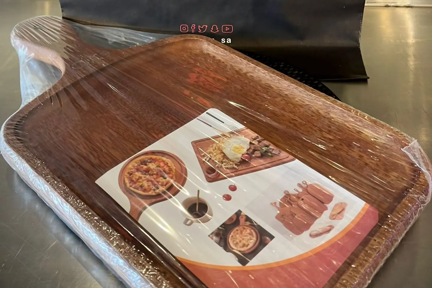 Steak Cutting Plate With Handle