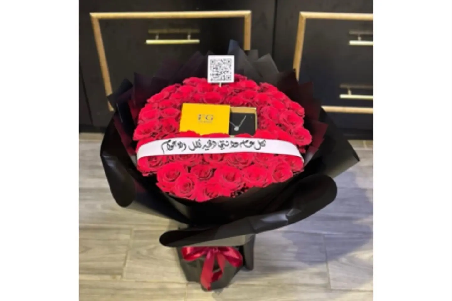 Brand Fg 925 Silver Chain And Large Rose Package