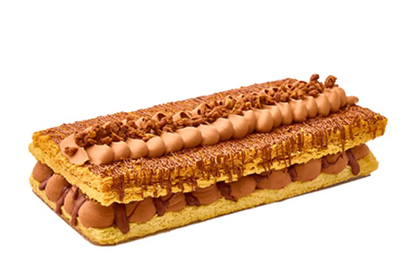 Nutella Kunafa Mille Feuille