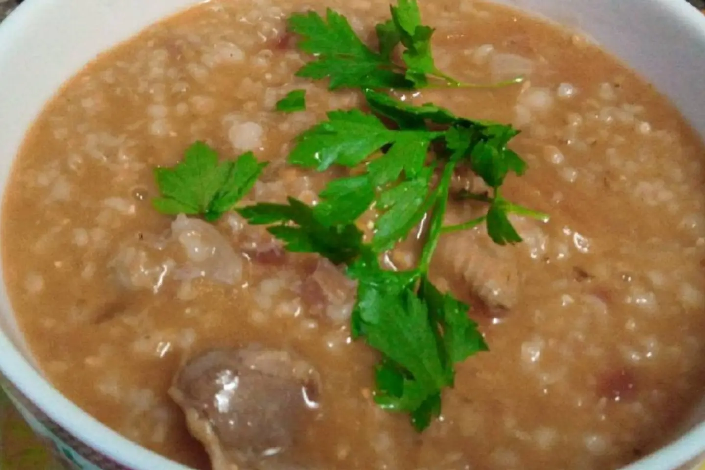 شوربة حمام بالفريك