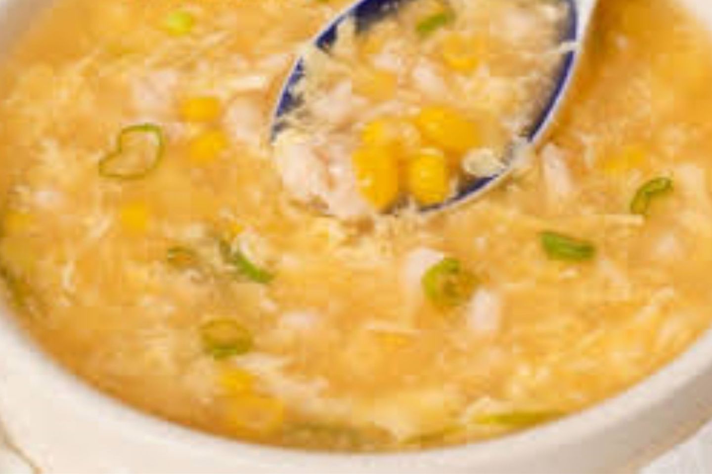 شوربة الدجاج والذرة