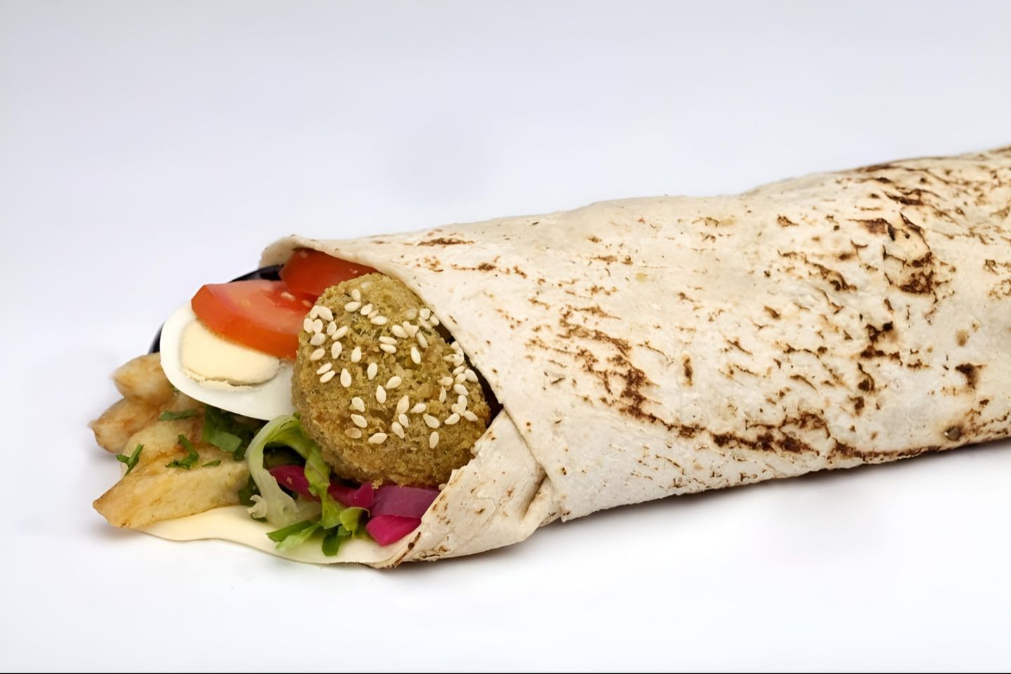 ساندوتش صاروخ فلافل