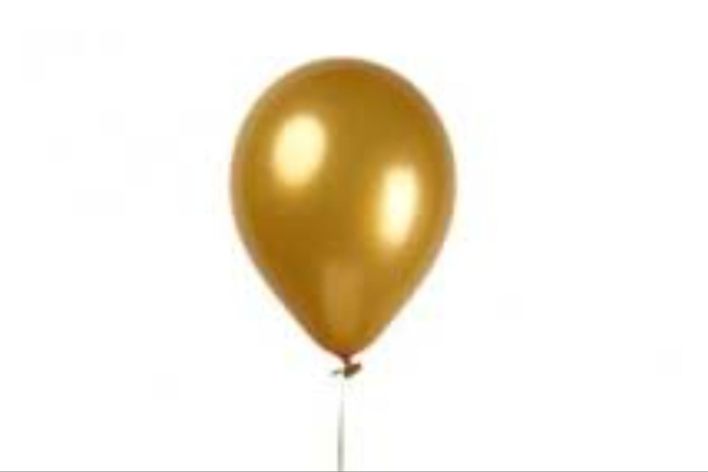 بالونة هيليوم لون ذهبي
