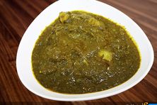 بطاطس سبانخ