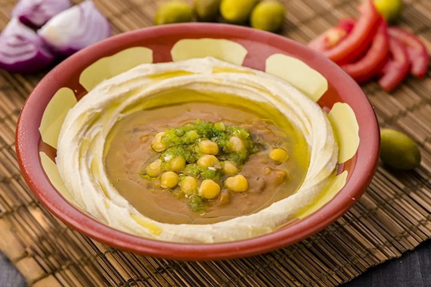 فول بالحمص
