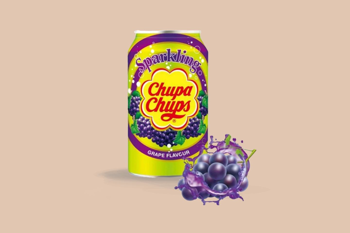 Grape Flavored Soft Drink