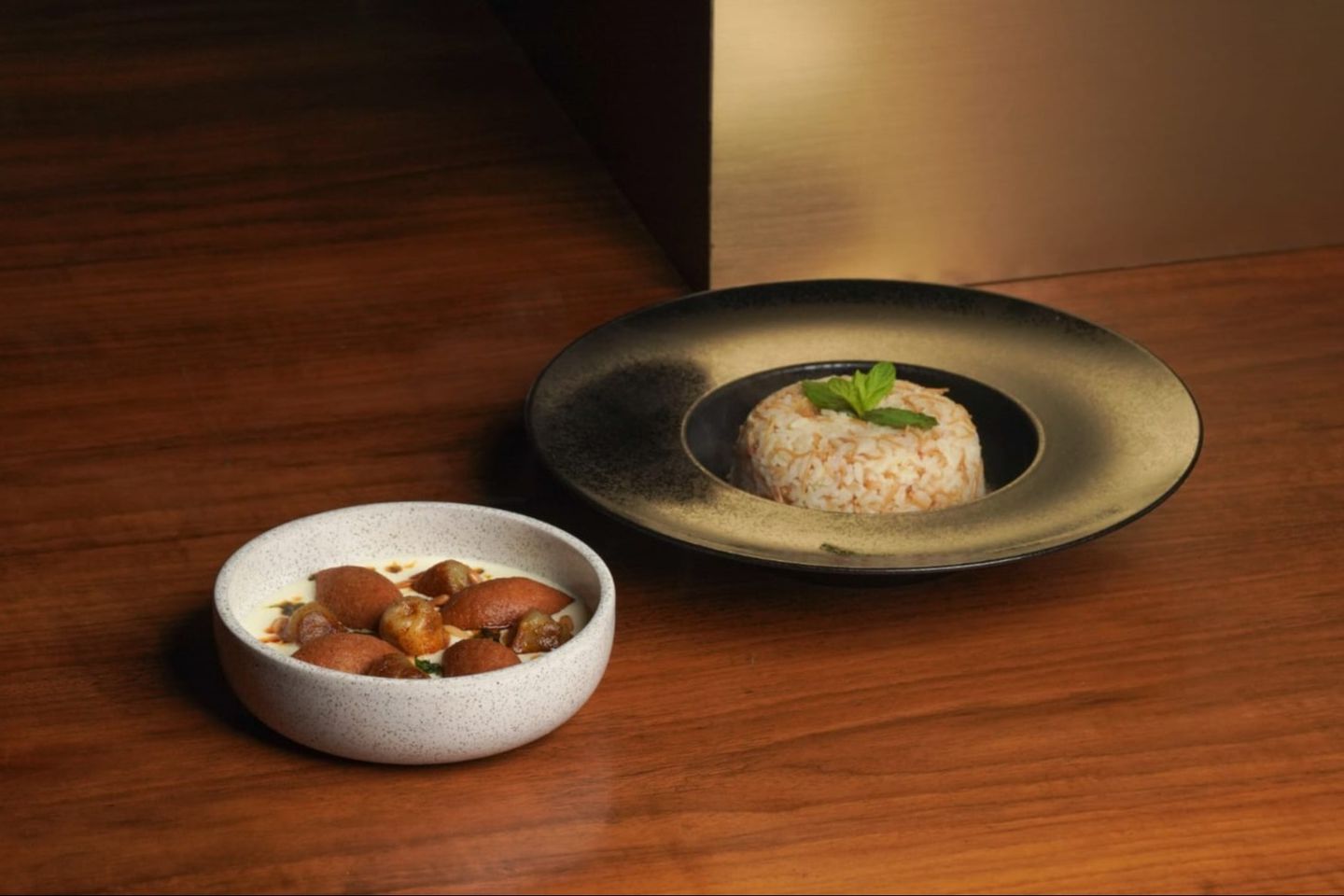 Kebbe Shish Barak With Vermicelli Rice